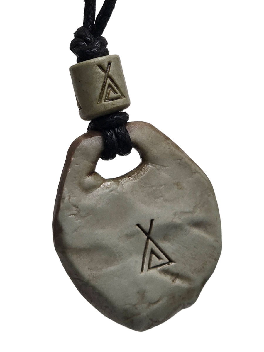 Кулон Наскальный Рисунок "Сова" - фото 2 - rockbunker.ru