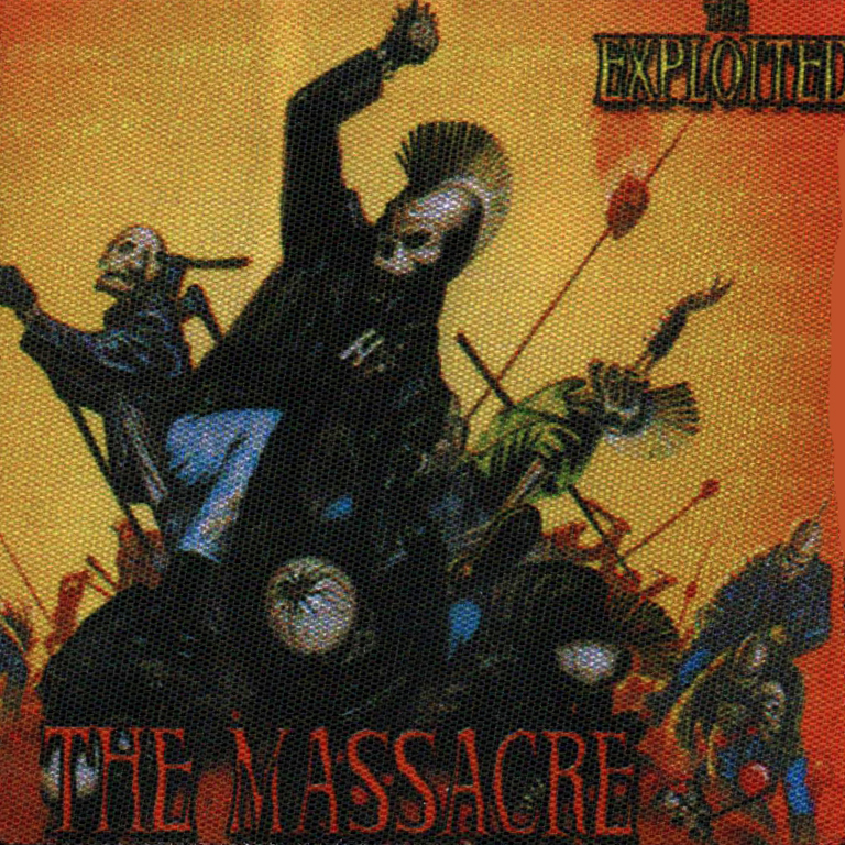 Нашивка The Exploited The Massacre - фото 1 - rockbunker.ru