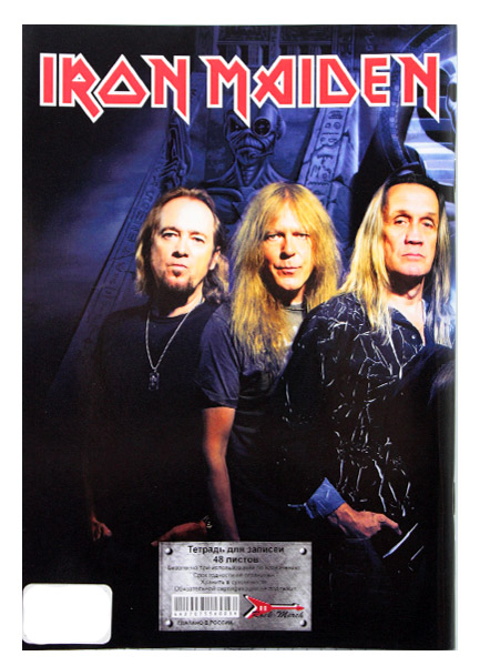 Тетрадь RockMerch Iron Maiden - фото 3 - rockbunker.ru