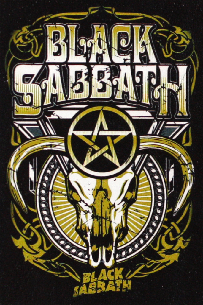 Кожаная нашивка Black Sabbath - фото 1 - rockbunker.ru