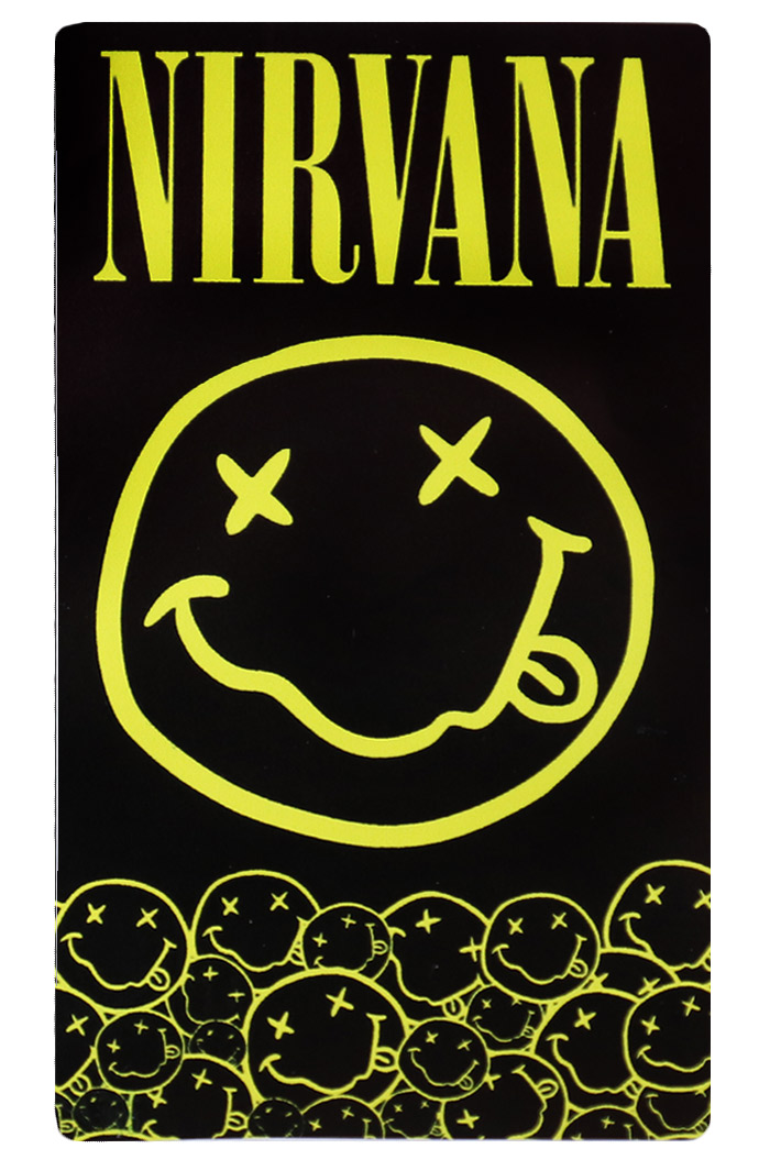 Наклейка-стикер Rock Merch Nirvana - фото 1 - rockbunker.ru