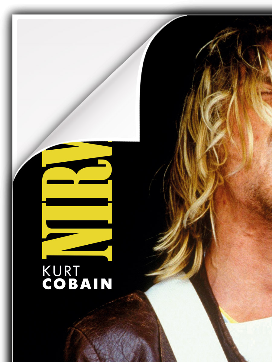 Плакат самоклеющийся на стену Nirvana - фото 2 - rockbunker.ru