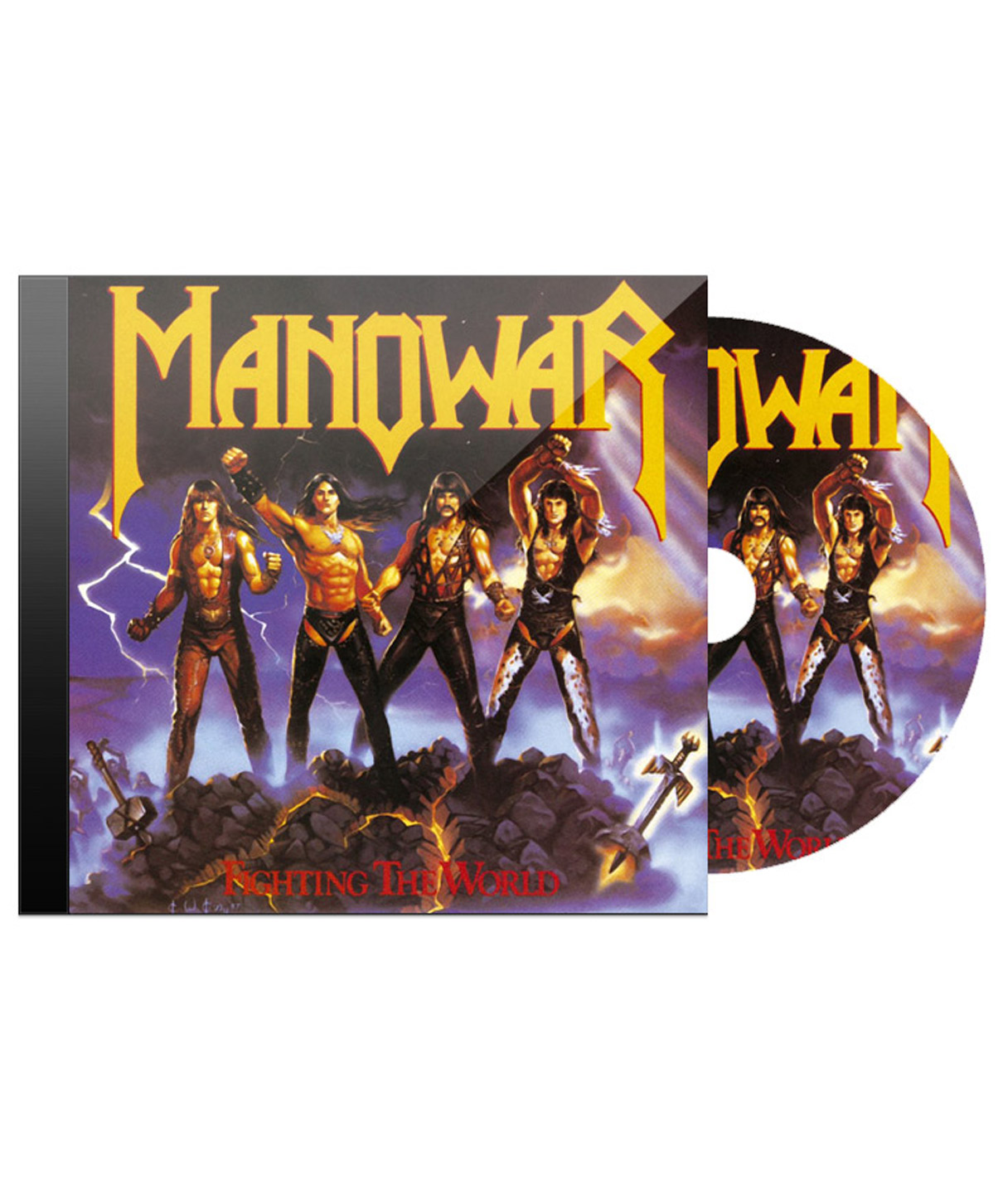 CD Диск Manowar Fighting the world - фото 1 - rockbunker.ru