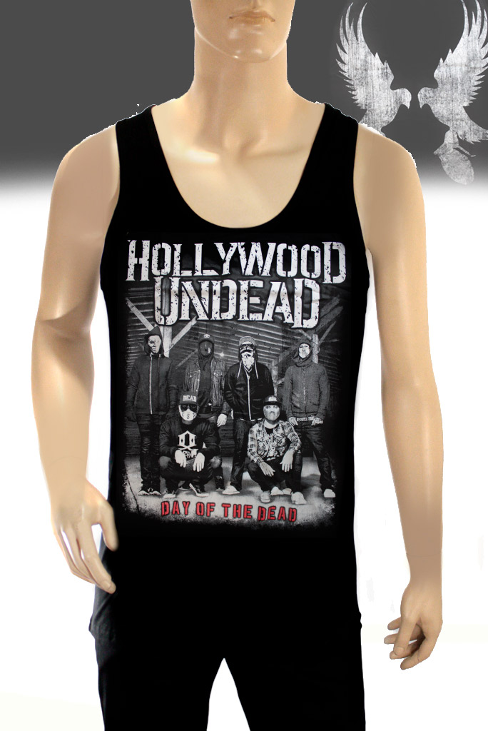 Майка Hollywood Undead - фото 1 - rockbunker.ru