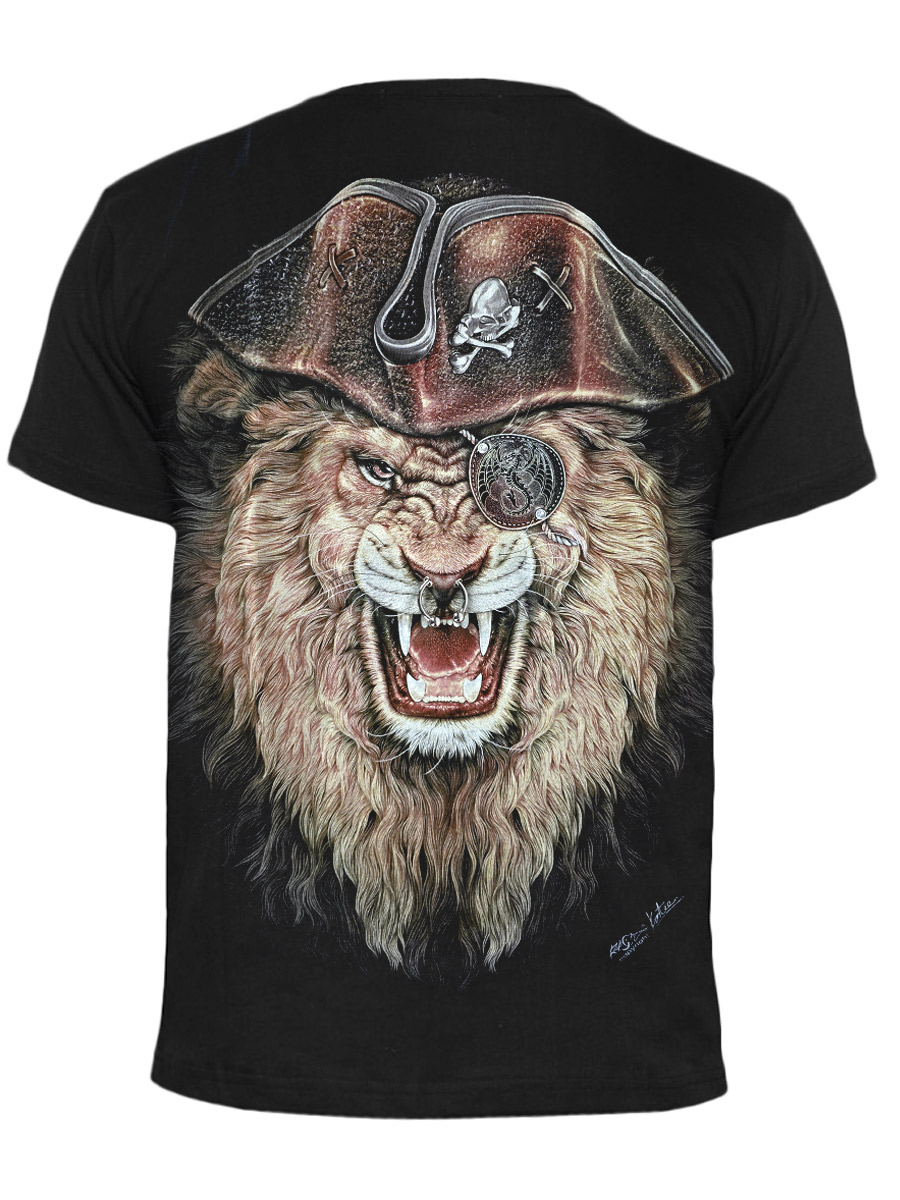 Футболка Rock Chang Lion Pirate - фото 2 - rockbunker.ru