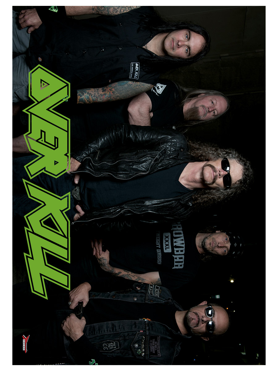 Плакат самоклеющийся на стену Overkill - фото 1 - rockbunker.ru