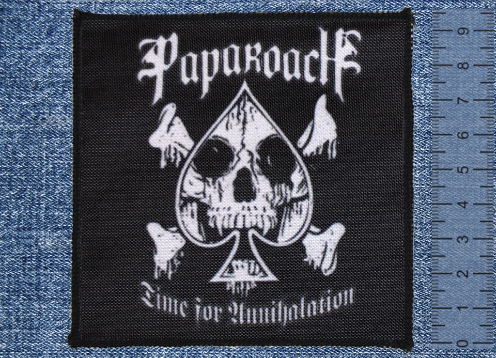 Нашивка Papa Roach Time for Annigilation - фото 1 - rockbunker.ru