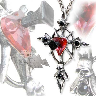 Кулон Alchemy Gothic P602 Betrayal Cross - фото 1 - rockbunker.ru