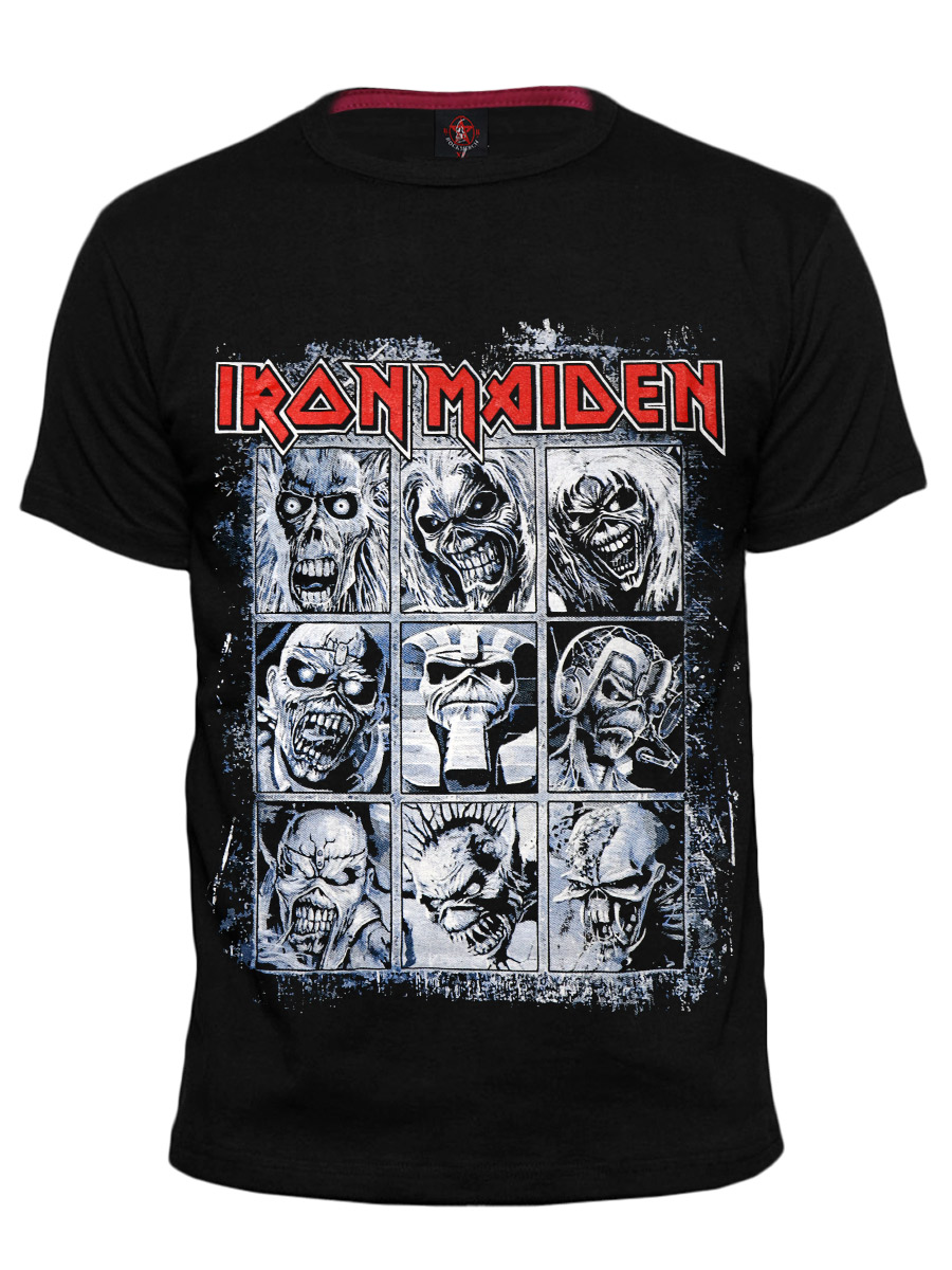 Футболка RockMerch Iron Maiden - фото 1 - rockbunker.ru