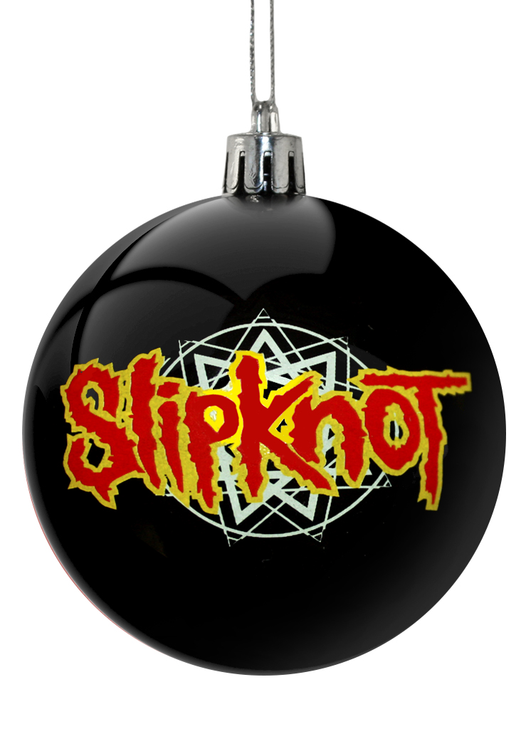 Елочный шар RockMerch Slipknot - фото 1 - rockbunker.ru