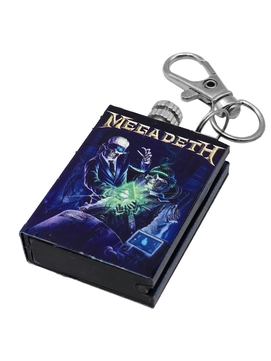 Зажигалка Вечная Спичка Megadeth гравировка - фото 1 - rockbunker.ru