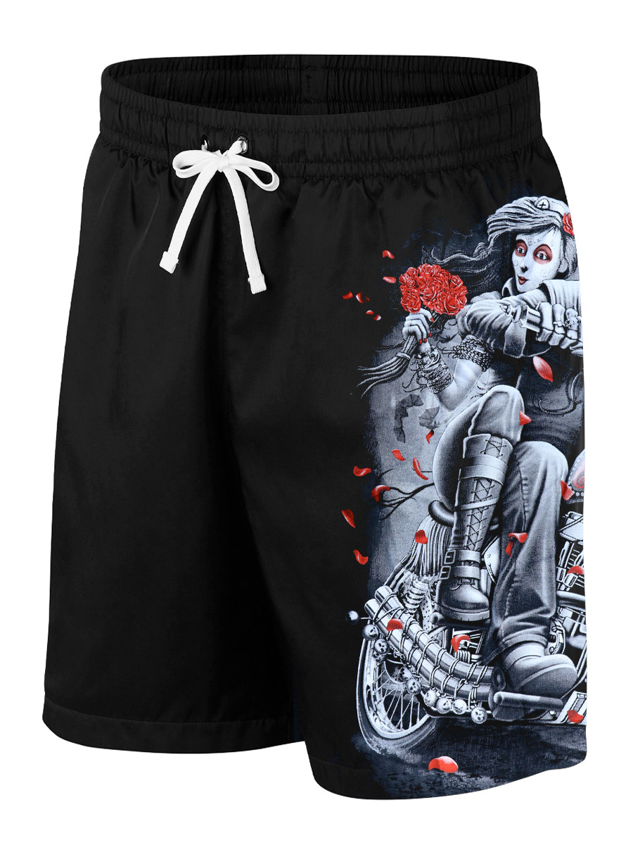 Шорты Santa Muerte - фото 1 - rockbunker.ru