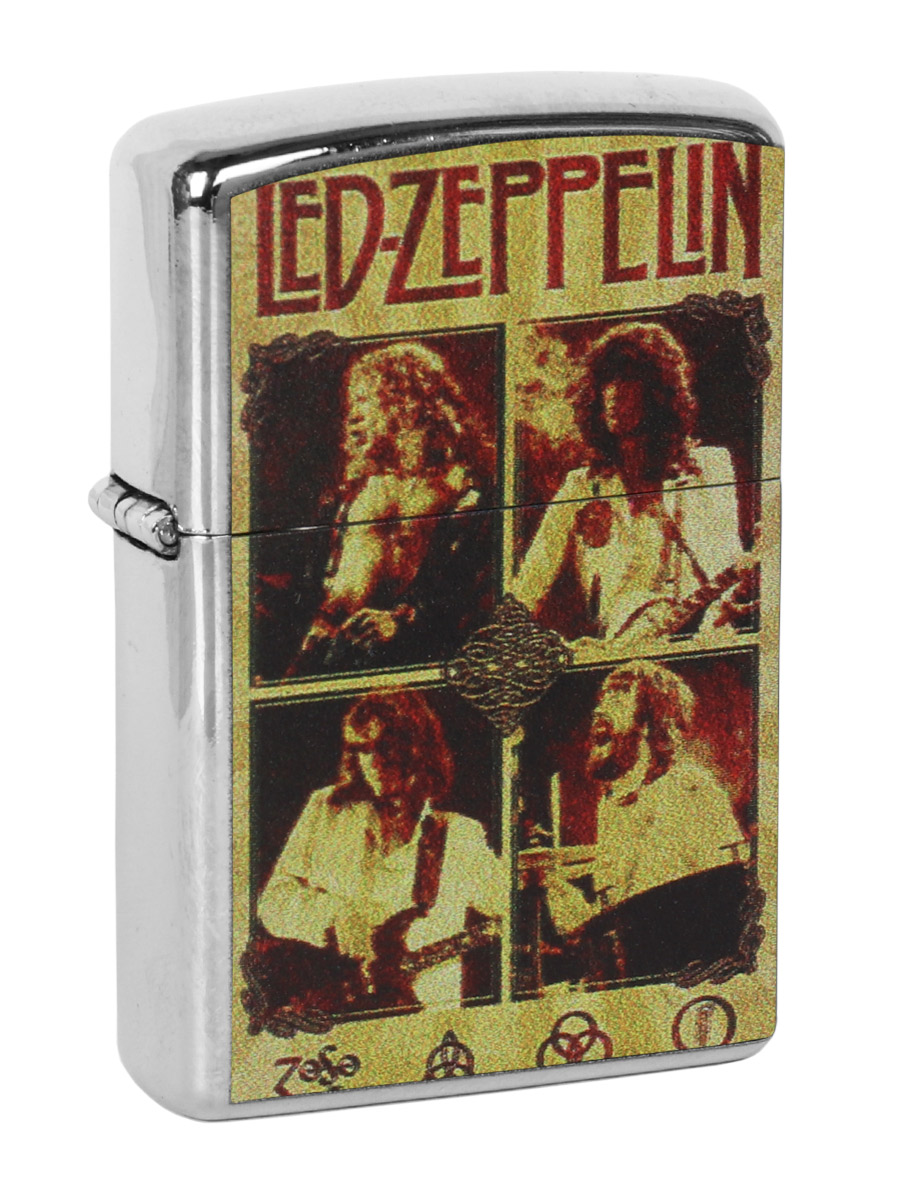 Зажигалка RockMerch с принтом Led Zeppelin - фото 1 - rockbunker.ru