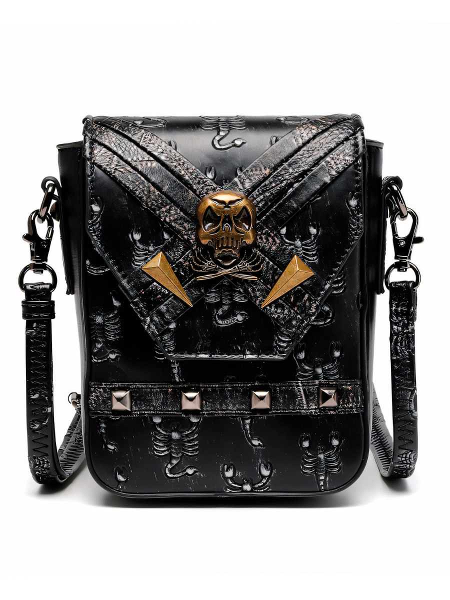 Подсумок Стимпанк Скорпион Черный - фото 1 - rockbunker.ru