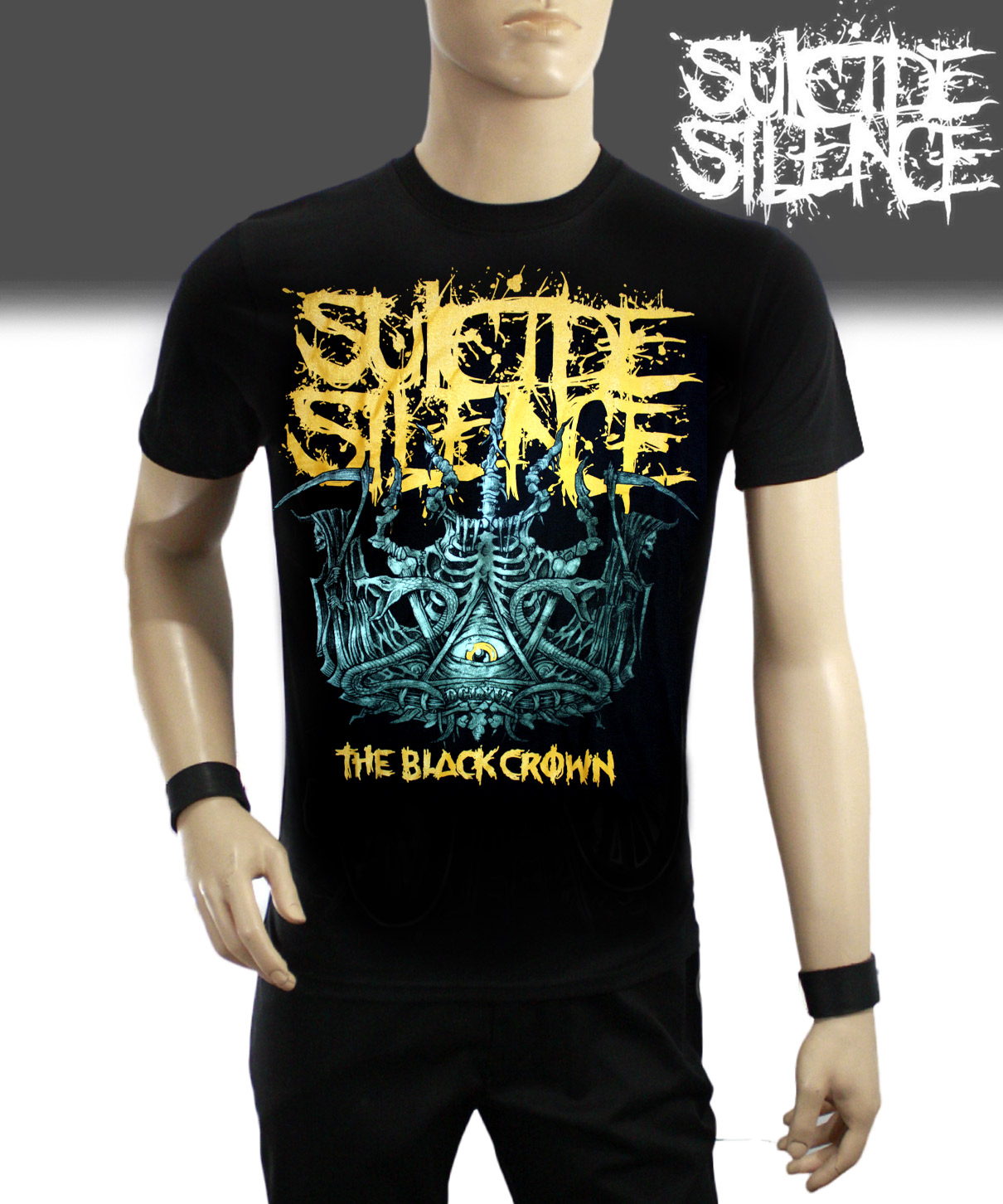 Футболка Rock Eagle Suicide Silence The Black Crown - фото 1 - rockbunker.ru