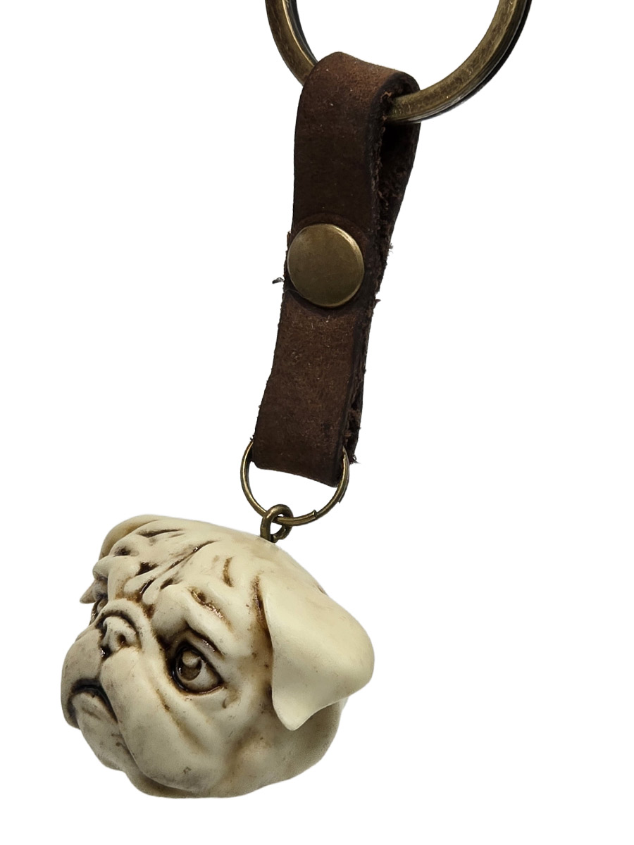 Брелок Мопс - фото 2 - rockbunker.ru