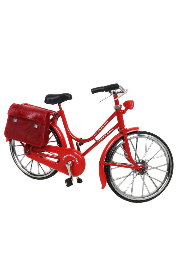 Модель велосипеда красная - фото 1 - rockbunker.ru