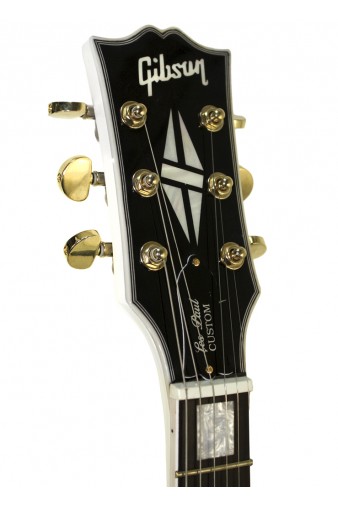 Электрогитара Gibson Les Paul Custom белая - фото 4 - rockbunker.ru