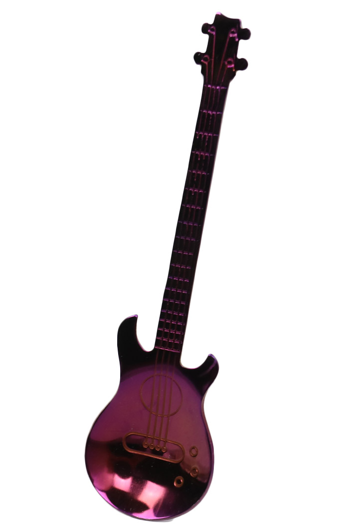 Ложка-гитара фиолетовая - фото 1 - rockbunker.ru