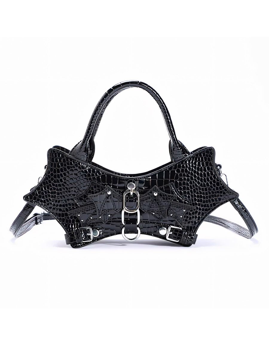 Сумка Дракон Черная - фото 1 - rockbunker.ru