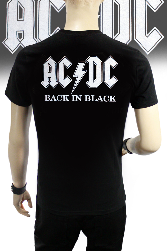 Футболка AC DC Back in black - фото 2 - rockbunker.ru