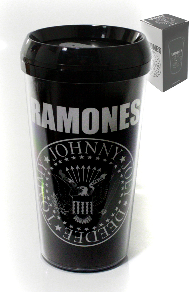 Походная кружка Ramones логотип - фото 1 - rockbunker.ru