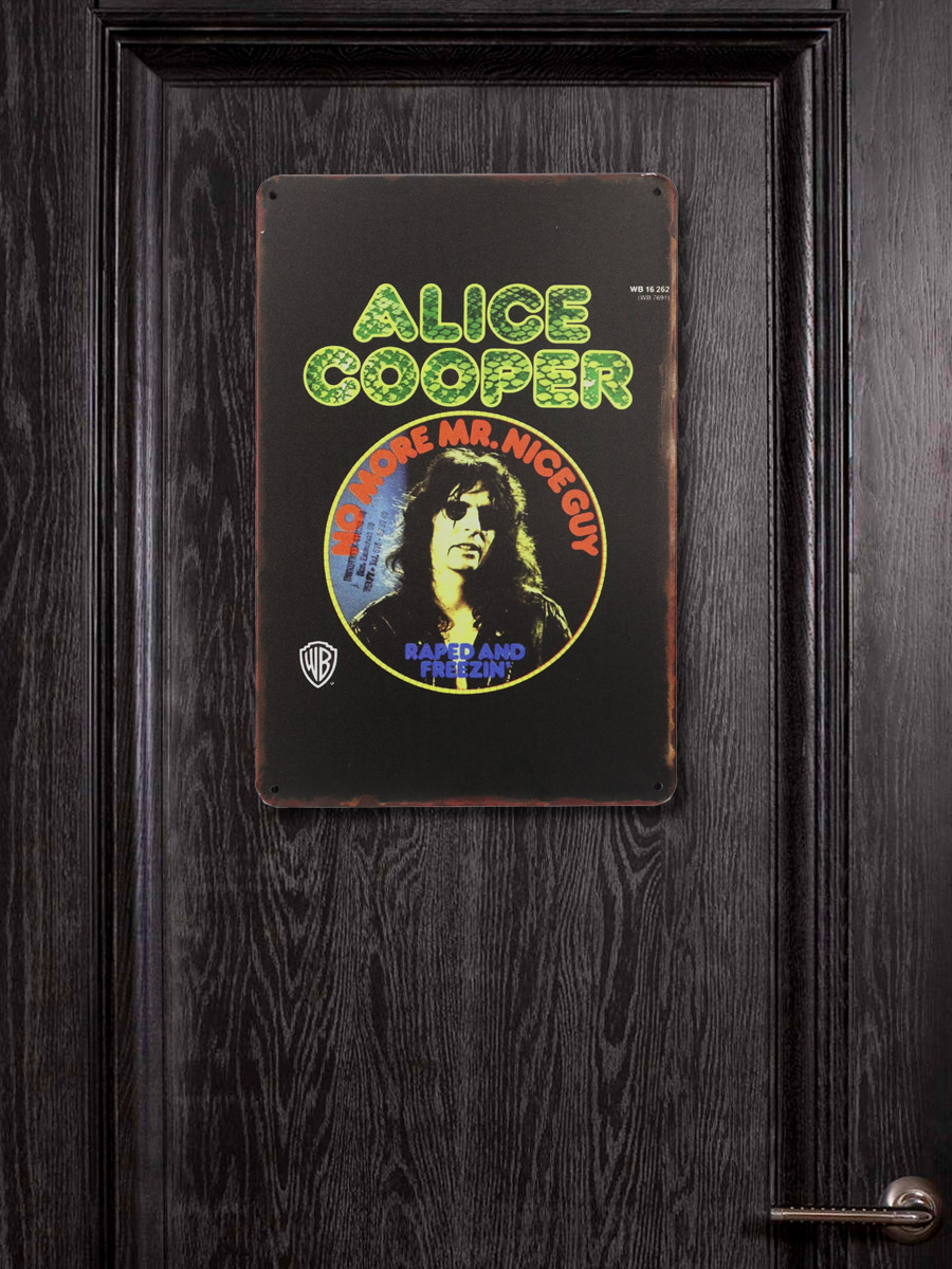 Табличка Alice Cooper - фото 3 - rockbunker.ru