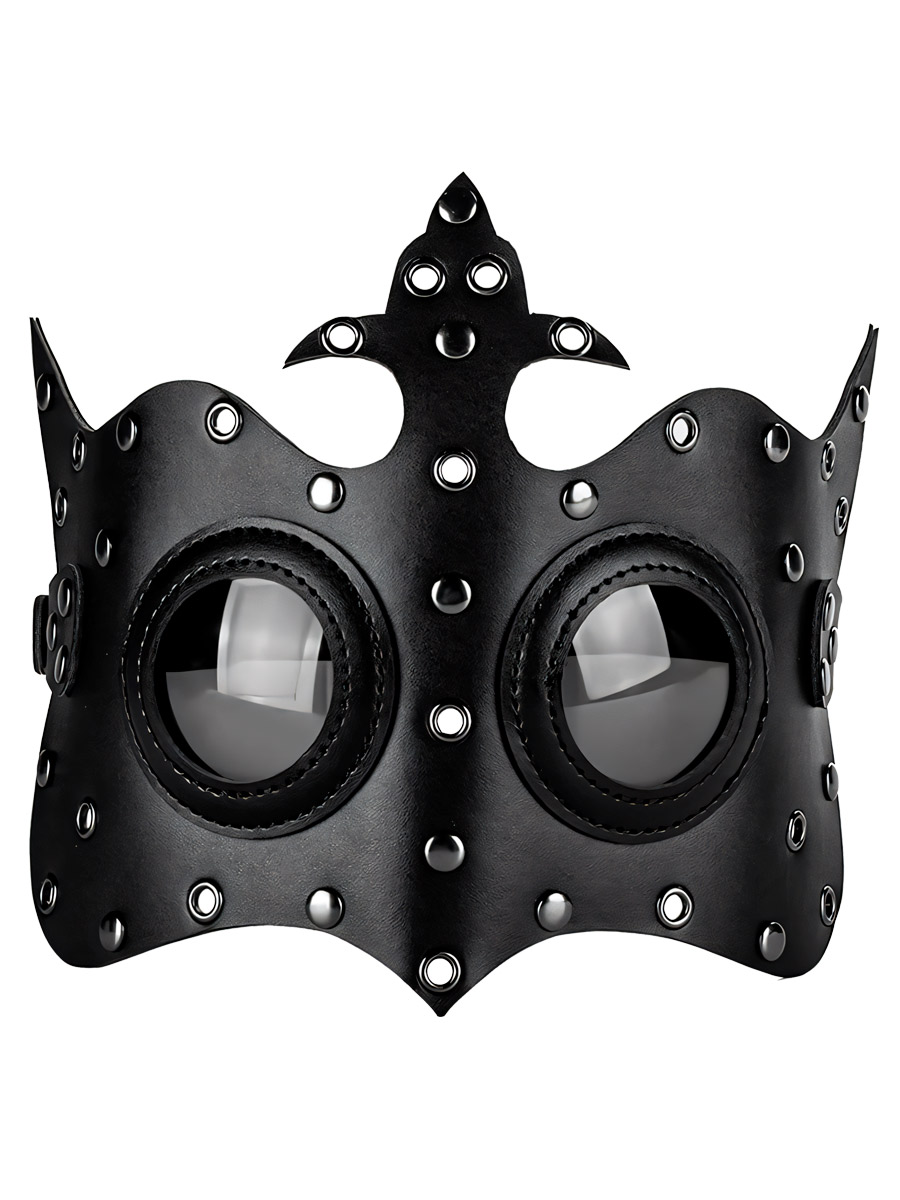 Маска Стимпанк С Заклепками - фото 1 - rockbunker.ru