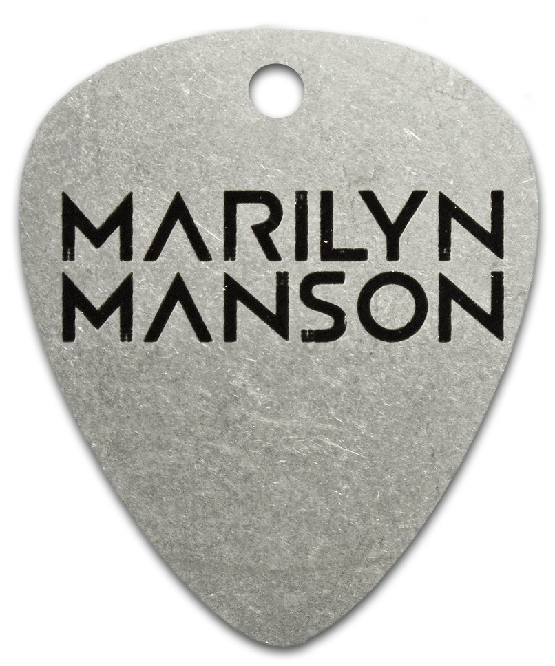Кулон медиатор Marilyn Manson - фото 1 - rockbunker.ru