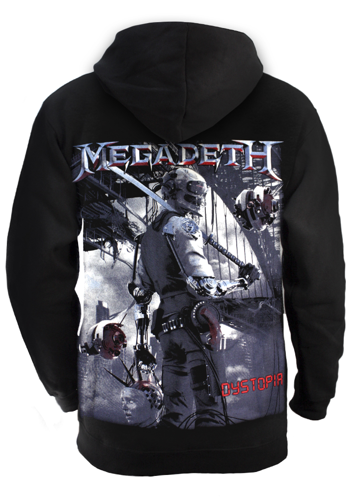 Толстовка Megadeth Dystopia - фото 2 - rockbunker.ru