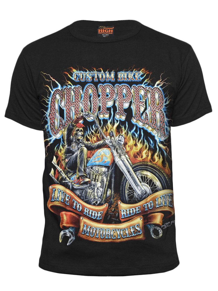 Футболка Rock Chang Live To Ride - фото 1 - rockbunker.ru