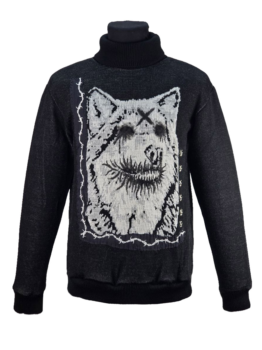 Свитер кастомный Bite - фото 1 - rockbunker.ru