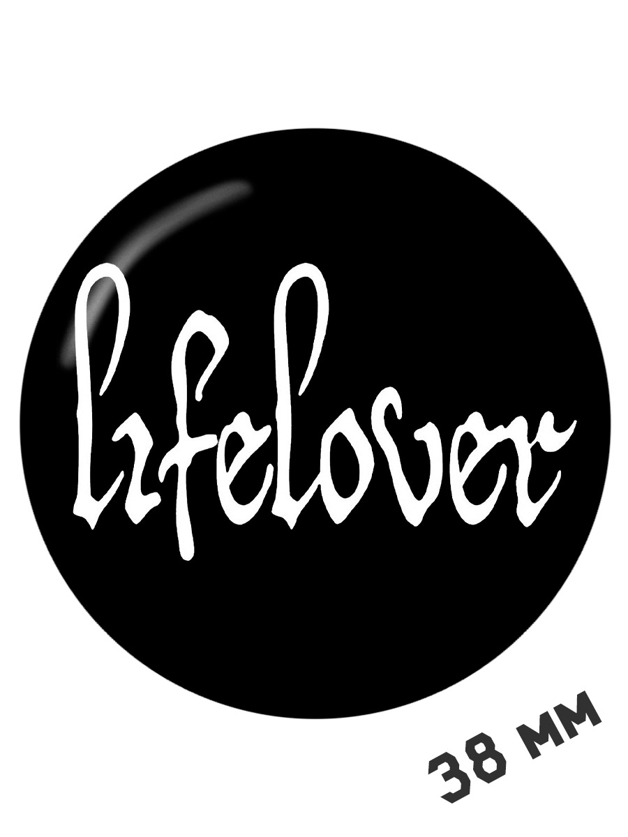 Значок RockMerch Lifelover - фото 1 - rockbunker.ru