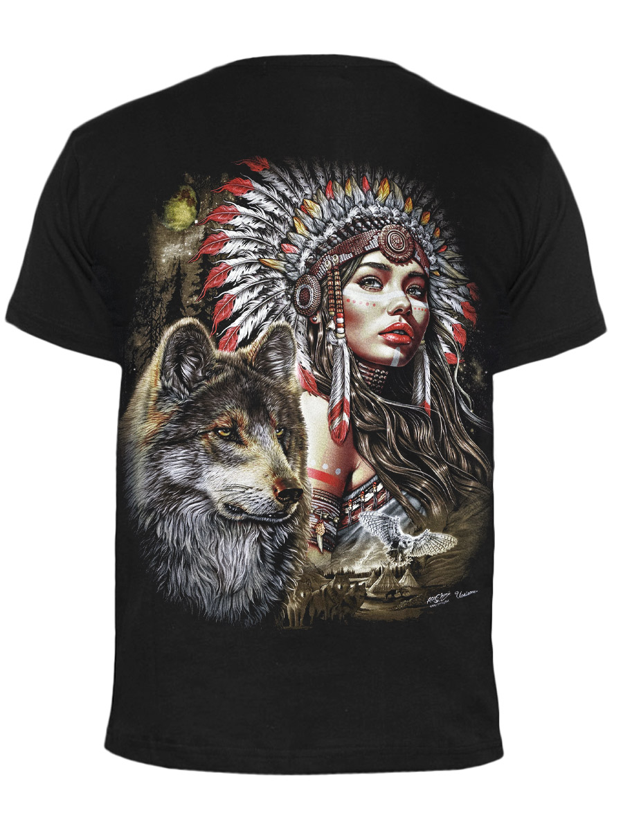 Футболка Rock Chang Native Wolf - фото 2 - rockbunker.ru