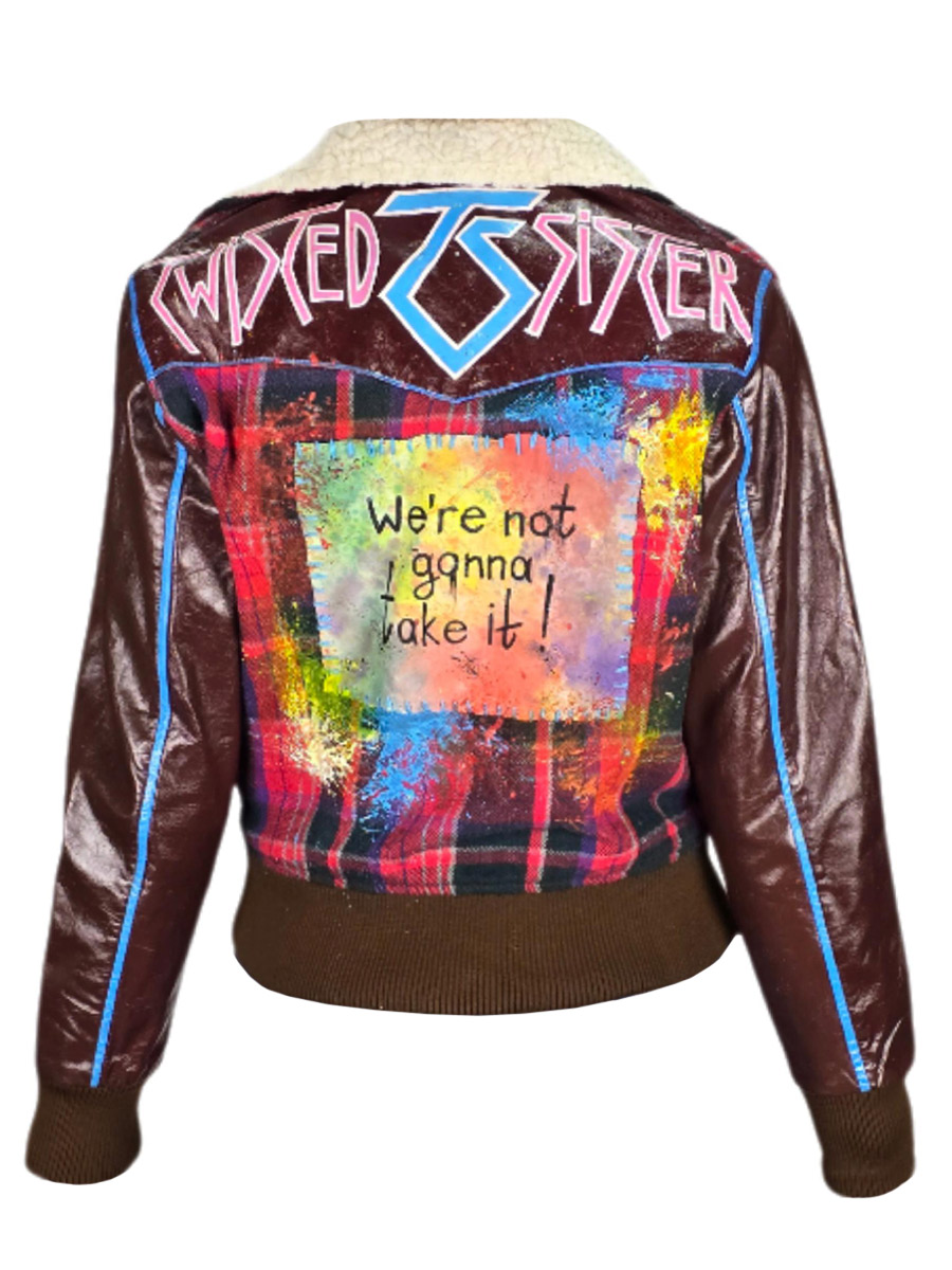 Куртка клетчатая кастомная Twisted Sister - фото 2 - rockbunker.ru