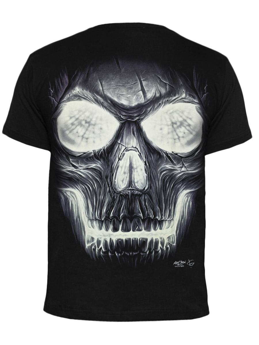 Футболка Rock Chang Призрачный Череп - фото 2 - rockbunker.ru