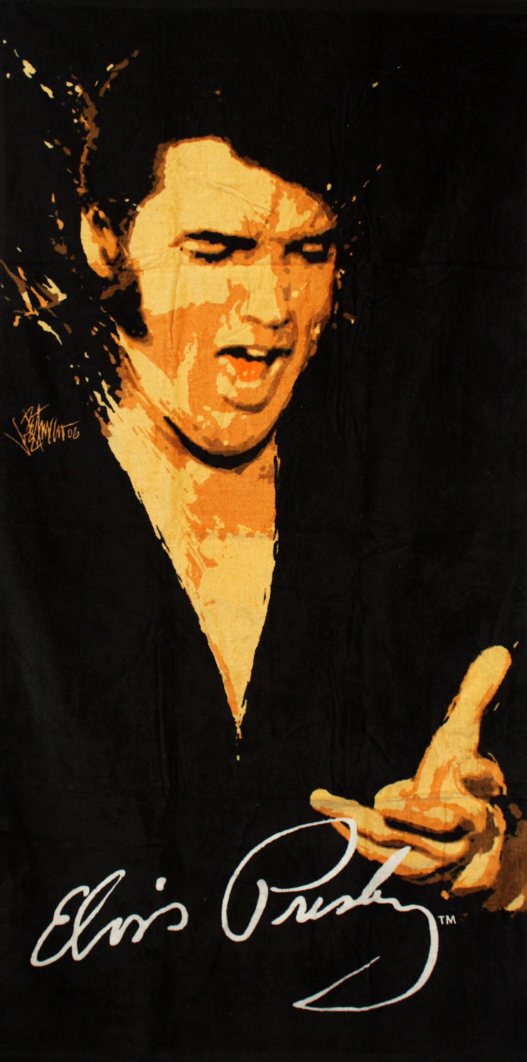 Полотенце Elvis Presley - фото 1 - rockbunker.ru