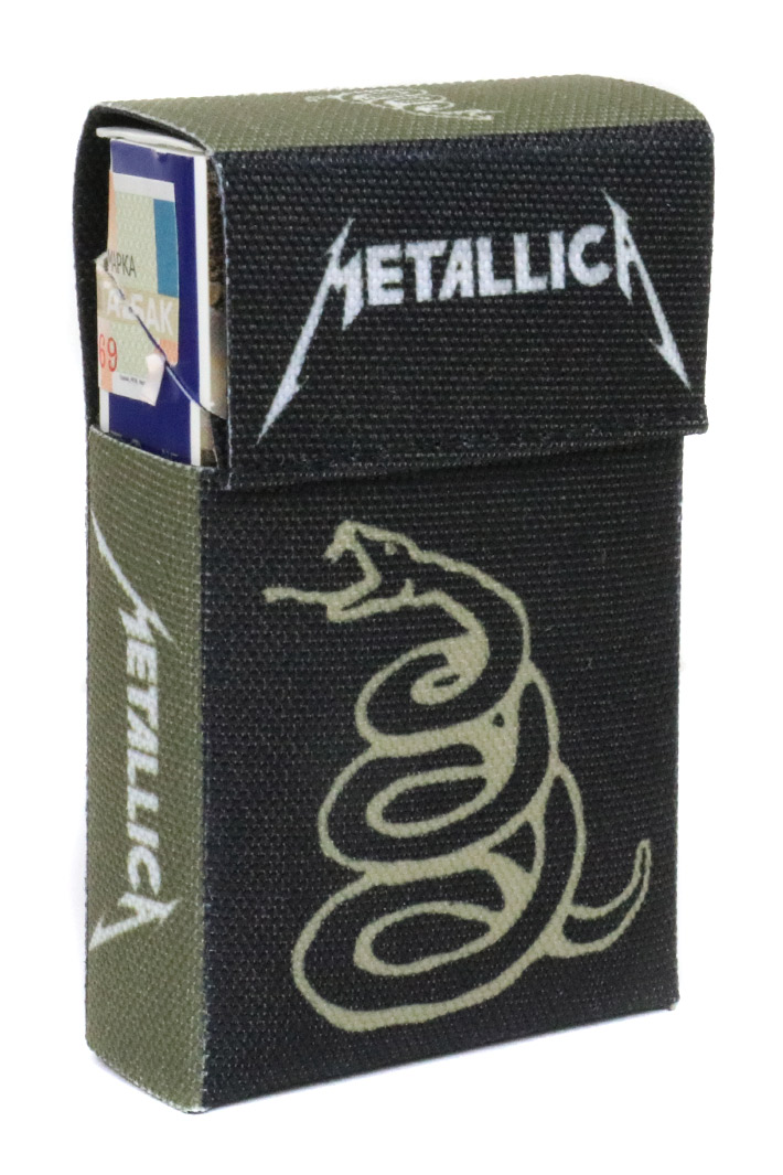 Чехол для сигарет RockMerch Metallica - фото 1 - rockbunker.ru