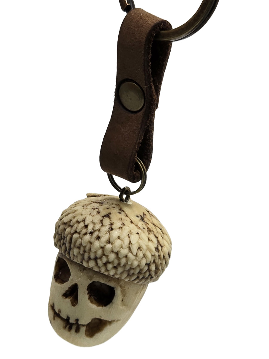 Брелок Череп Желудь - фото 2 - rockbunker.ru