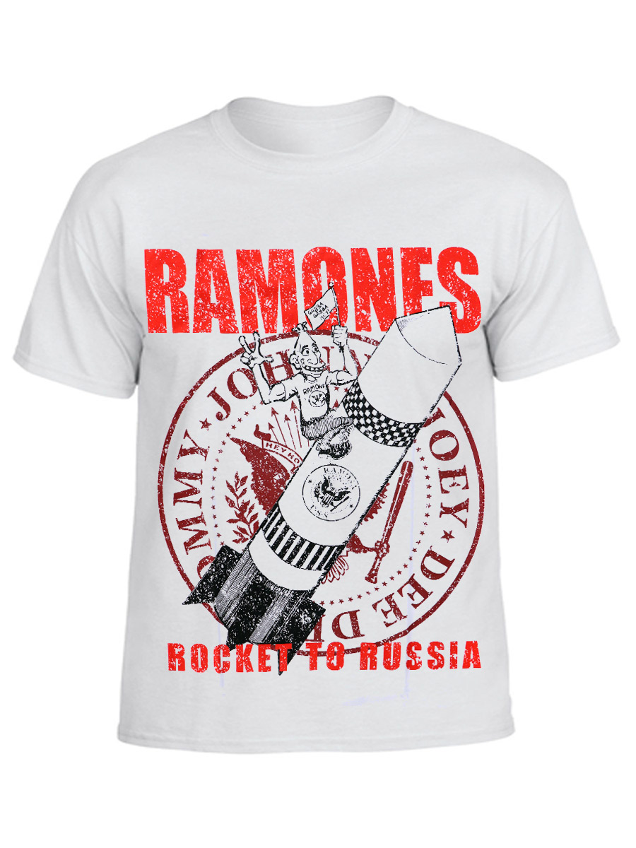 Футболка Ramones Rocket to Russia - фото 1 - rockbunker.ru