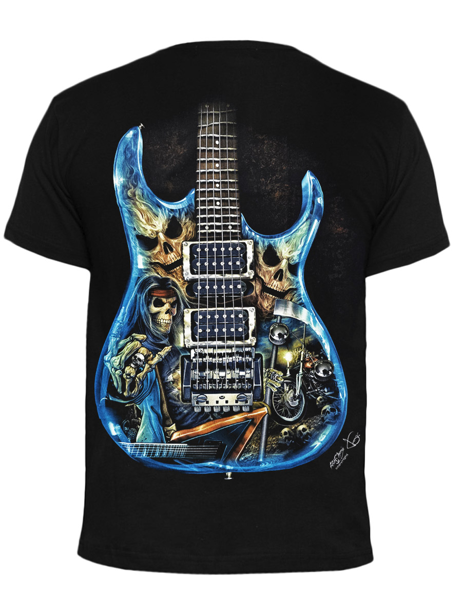 Футболка Rock Chang Смертоносная Гитара - фото 2 - rockbunker.ru