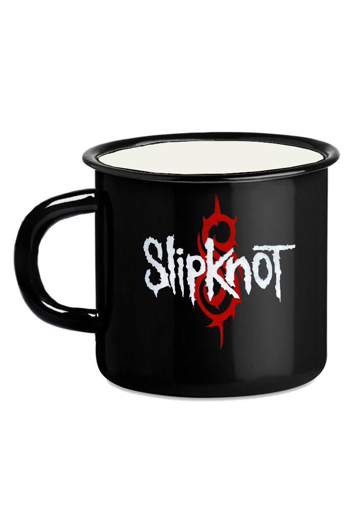 Кружка эмалированная Slipknot - фото 1 - rockbunker.ru