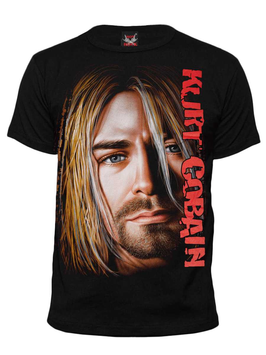 Футболка Hot Rock Kurt Cobain - фото 1 - rockbunker.ru