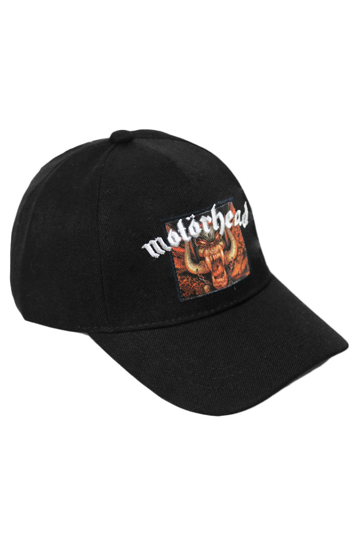 Бейсболка RockMerch с нашивкой Motorhead - фото 1 - rockbunker.ru