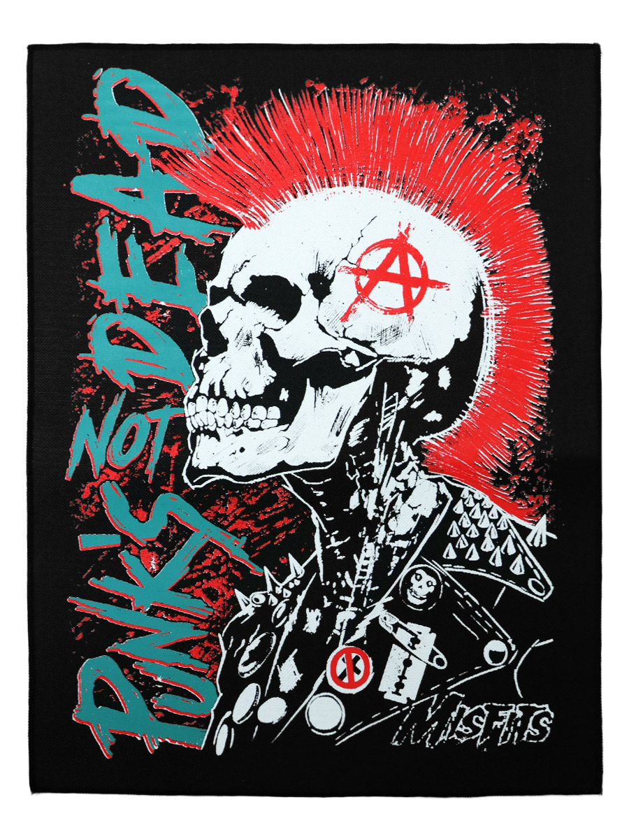 Нашивка Punks Not Dead - фото 1 - rockbunker.ru