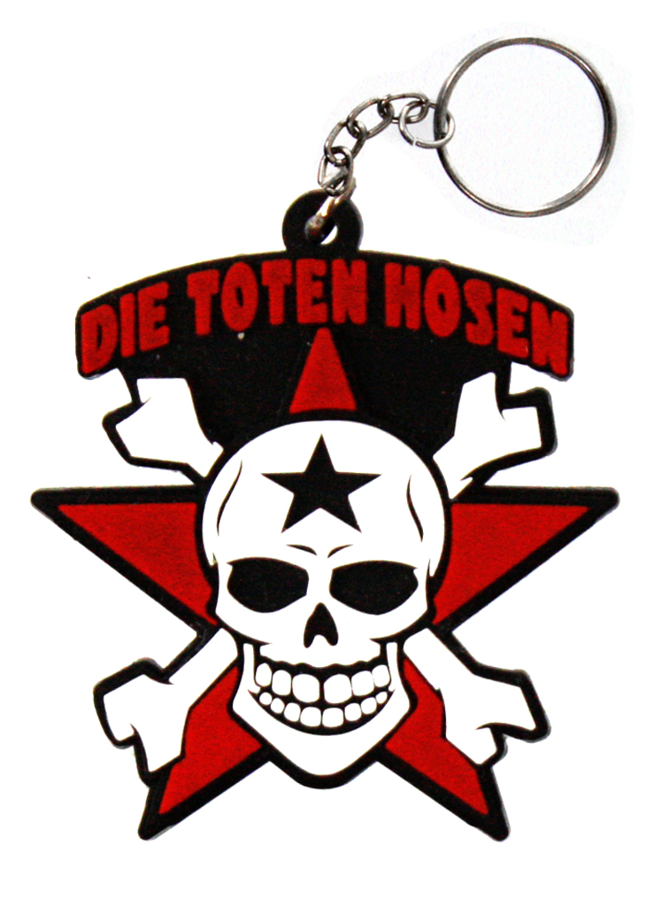 Брелок резиновый Die Toten Hosen - фото 1 - rockbunker.ru