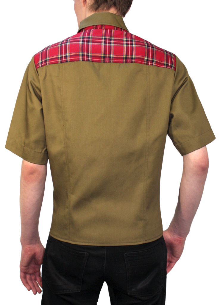 Рубашка Hacker 004 с короткими рукавами - фото 3 - rockbunker.ru