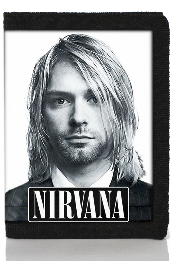 Кошелек Nirvana Kurt Cobain - фото 1 - rockbunker.ru
