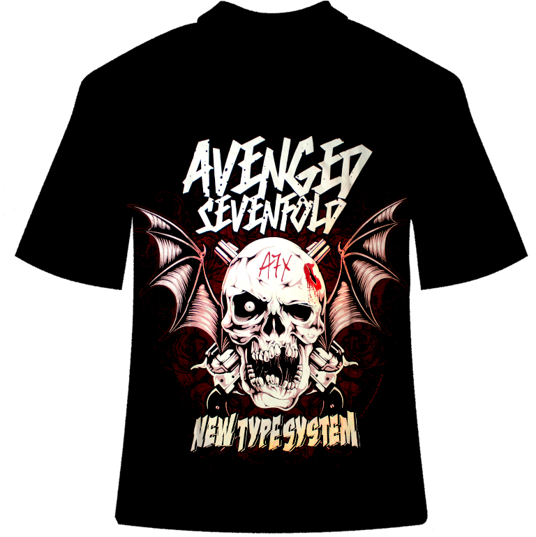 Футболка New Type System Avenged Sevenfold A7X - фото 2 - rockbunker.ru