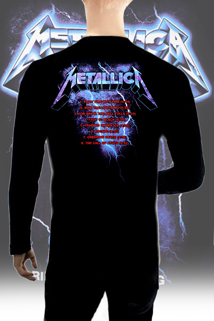 Лонгслив Metallica - фото 2 - rockbunker.ru